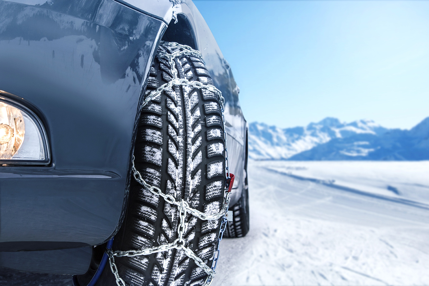 How to Put Tire Chains on Your Wheels